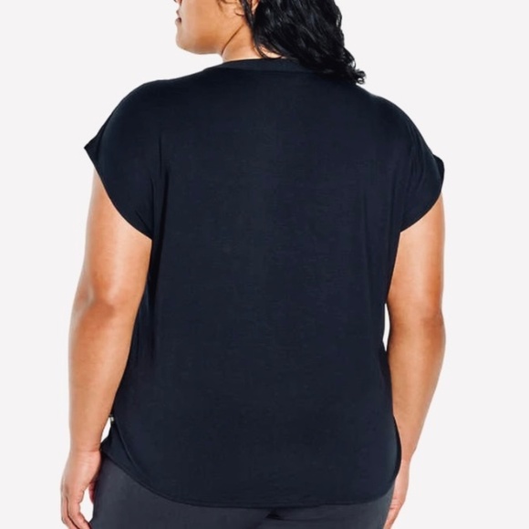 Banana Republic Ladies’ Blouse, V-Neck, Relaxed Fit, Black, XXL NWT - Picture 2 of 12